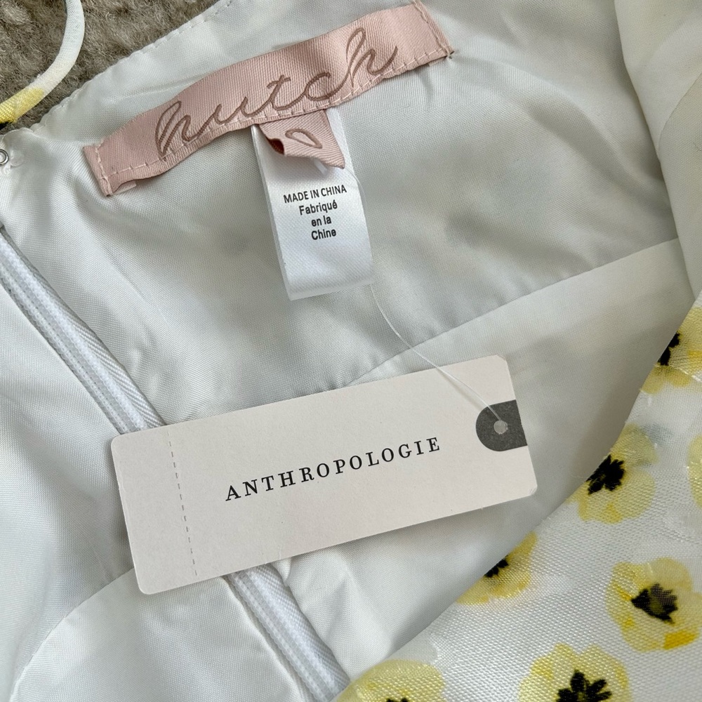 NWT Anthropologie Hutch Ditsy Floral Seaside Romper Cut Out Halter - Picture 5 of 5